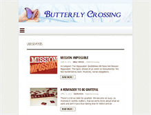 Tablet Screenshot of butterflycrossing.com